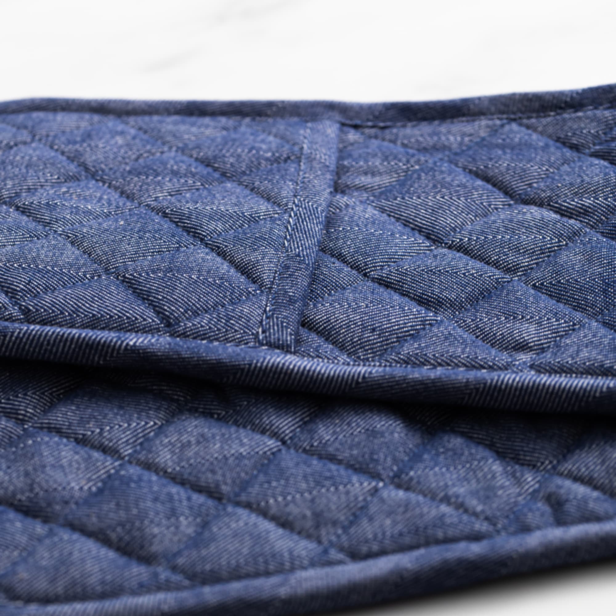 Hampstead Double Oven Mitt Navy Blue Kitchen Warehouse™